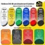 Holikme 20Piece Drill Brush Attachments Set, Scrub Pads & Sponge,Buffing Pads，Power Scrubber Brush with Extend Long Attachment，Car Polishing Pad Kit