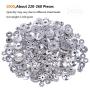 100 Gram Bali Style Antique Tibetan Silver Findings Jewelry Making DIY Metal Alloy Spacer Beads Deluxe New Mix 200-260pcs