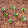 GAMELAND Metal Dice Set - 7-Piece Polyhedral Dice Set for Role Playing Game Dungeons and Dragons D&D