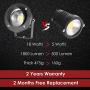 LCARED LED Landscape Lighting High Power 18W Outdoor Garden Lights,120V AC,Warm White Waterproof Spotlights for Yard,Patio,Lawn,Wall, Flood,Driveway,Tree Flag Light,Metal Ground Stake (2 Packs)