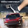 Jeyaic Accelerator Brake Pedal Cover Gas Pedal Punch-Free Metal Pedal Compatible with Jeep Wrangler JK JKU 2007-2018