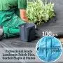 50 6-Inch Garden Landscape Staples Stakes Pins - USA Strong Pro Quality Built to Last. Weed Barrier Fabric, Ground Cover, Soaker Hose, Lawn Drippers, Irrigation Tubing, Wireless Invisible Dog Fence…