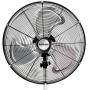Hurricane HGC736472 Pedestal Fan-20 Inch, Pro Series, High Velocity, Heavy Duty Metal For Industrial, Commercial, Residential, Greenhouse Use-ETL Listed, 20'', Black