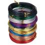 PandaHall Elite 10 Rolls Colored Aluminum Craft Wire 20 Gauge Flexible Metal Artistic Floral Jewelry Beading Wire 10 Colors for DIY Jewelry Craft Making Each Roll 65 Feet
