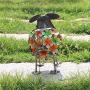 EH-GARDEN Metal Dog Solar Garden Lights, Outdoor LED Decor Light for Patio, Path, Lawn, Garden, Yard Decor