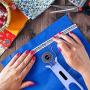 RMISODO 2 Pieces Rotary Cutter Roller 28mm 45mm Rotary Cutter Cutting Tool for Quilting Sewing Patchwork Fabric Leather Craft