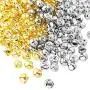 Tatuo 360 Pieces Jingle Bells Metal Craft Bell Bulk for DIY Christmas Decoration, 1/2 Inch (Silvery, Gold) Tatuo 360 Pieces Jingle Bells Metal Craft Bell Bulk for DIY Christmas Decoration, 1/2 Inch (Silvery, Gold)