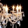 Ridgeyard 25.6 x 35.4 Inch Modern Luxurious 10 Lights K9 Crystal Chandelier Candle Pendant Lamp Living Room Ceiling Lighting for Dining Bedroom Hallway Entry (Cognac/Champagne Color)