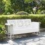 Crosley Furniture Bates Sofa Glider - White