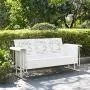 Crosley Furniture Bates Sofa Glider - White Crosley Furniture Bates Sofa Glider - White