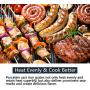 Hongso PCA343 Porcelain Steel Cooking Grid Replacement for Select Uniflame Gas Grill Models, Grill Grates for Backyard Grill Models, 16 3/8'' Grill Replacement, Pack of 3