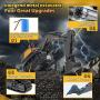 Remote Control Excavator Toy 1/14 Scale RC Excavator, 22 Channel Upgrade Full Functional Construction Vehicles Rechargeable RC Truck with Metal Shovel and Lights Sounds (1592-black)
