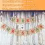 Jolik Burlap Merry Christmas Banner with Snowflakes - Christmas Burlap Banner Decoration for Home Christmas Decor Jolik Burlap Merry Christmas Banner with Snowflakes - Christmas Burlap Banner Decoration for Home Christmas Decor