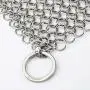 Amagabeli 8''x6'' Stainless Steel Cast Iron Cleaner 316 Chainmail Scrubber for Cast Iron Pan Pre-Seasoned Pan Dutch Ovens Waffle Iron Pans Scraper Cast Iron Grill Scraper Skillet Scraper Amagabeli 8''x6'' Stainless Steel Cast Iron Cleaner 316 Chainmail Scrubber for Cast Iron Pan Pre-Seasoned Pan Dutch Ovens Waffle Iron Pans Scraper Cast Iron Grill Scraper Skillet Scraper