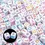 1400pcs 5 Color Acrylic Alphabet Cube Beads Letter Beads with 1 Roll 50M Crystal String Cord for Jewelry Making(6mm) 1400pcs 5 Color Acrylic Alphabet Cube Beads Letter Beads with 1 Roll 50M Crystal String Cord for Jewelry Making(6mm)