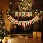 Jolik Burlap Merry Christmas Banner with Snowflakes - Christmas Burlap Banner Decoration for Home Christmas Decor Jolik Burlap Merry Christmas Banner with Snowflakes - Christmas Burlap Banner Decoration for Home Christmas Decor