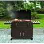 Masterbuilt MB20040919 Charcoal Wagon Grill, 36 inch, Black Masterbuilt MB20040919 Charcoal Wagon Grill, 36 inch, Black