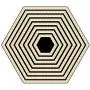 BUZHI 8 Pieces Hexagon Background Cutting Dies Metal Hexagon Die Embossing Stencils for Thanksgiving Christmas Greeting Card Paper DIY Craft Decoration