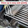Votenli S6505A (4-Pack) Stainless Steel Cooking Grid Grates Replacement for Chargriller 2121, 2123, 2222, 2828, 3001, 3030, 3725, 4000, 5050, 5252, 5650, Set of 4