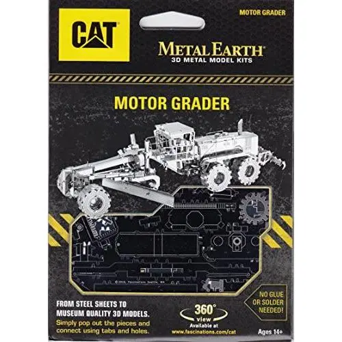 Metal Earth MMS421 502620 Cat Motor Grader Construction Toy Metal Earth MMS421 502620 Cat Motor Grader Construction Toy