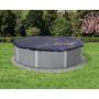 Blue Wave BWC500 12-ft Round Leaf Net Above Ground Pool Cover,Black