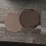 CAFE CONCETTO Filters for use in AeroPress Coffee Makers - Disc Fine & Superfine - Reusable - Premium Coated Stainless Steel (Rose Gold, Metal) - Brew Tips Included