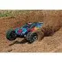 Traxxas 67076-4 Rustler 4x4 VXL Off Road Electric Remote Control RC Car with Remote Control for Adults and Kids, Red