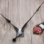 Hicarer High Torque Long Shaft Clock Movement Mechanism with 12 Inch Long Spade Hands (Black)