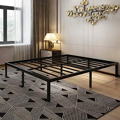 45MinST 14 Inch Platform Bed Frame/Easy Assembly Mattress Foundation / 3000lbs Heavy Duty Steel Slat/Noise Free/No Box Spring Needed, Queen 45MinST 14 Inch Platform Bed Frame/Easy Assembly Mattress Foundation / 3000lbs Heavy Duty Steel Slat/Noise Free/No Box Spring Needed, Queen