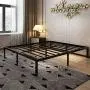 45MinST 14 Inch Platform Bed Frame/Easy Assembly Mattress Foundation / 3000lbs Heavy Duty Steel Slat/Noise Free/No Box Spring Needed, Queen 45MinST 14 Inch Platform Bed Frame/Easy Assembly Mattress Foundation / 3000lbs Heavy Duty Steel Slat/Noise Free/No Box Spring Needed, Queen