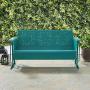 Crosley Bates Sofa Glider Turquoise Gloss