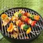 MVZAWINO Premium Kabob Skewers, 10 Pack 17'' Stainless Steel Grilling Skewers, Flat Metal Barbecue BBQ Skewers for Grilling, Wide Reusable Shish Kebab Skewers BBQ Sticks w/Handy Storage Bag