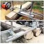 CO-Z Portable Chainsaw Mill Planking Milling 14 Inches to 48 Inches Guide Bar Wood Lumber Cutting Sawmill Aluminum Steel Chainsaw Mill for Builders and Woodworkers