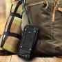 iPhone SE 2020 Case,Military Grade IP68 Waterproof Dustproof Shockproof Full Body Sealed Underwater Case with Built-in Screen Protector Heavy Duty Metal Rugged Case for iPhone 7/8 (Waterproof Black)