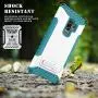 Beyond Cell Trishield Series Compatible with S9+ Case, Military Grade Rugged Cover + [Metal Kickstand] + [ Belt Clip Holster ] Compatible with Samsung Galaxy S9 Plus (2018) - Light Blue