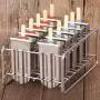 kingleder Stainless Steel Ice Lolly Popsicle Molds Kit/Ice Pop Makers With Tray/100 Reusable Bamboo Sticks/16 Silicone Seals/20 Pop Bags/Cleaning Brush(Set of 10) kingleder Stainless Steel Ice Lolly Popsicle Molds Kit/Ice Pop Makers With Tray/100 Reusable Bamboo Sticks/16 Silicone Seals/20 Pop Bags/Cleaning Brush(Set of 10)