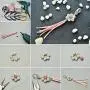 PandaHall Elite 6 Pcs Alloy Lobster Claw Clasps Cord End with Rhinestone 31x22x7mm for Jewelry Making 3 Colors