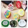 100 Sets Pin Back Button Parts for Badge Maker Machine Button Made DIY Crafts and Childrens Craft Activities (37mm 1½ inch)