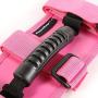 Rugged Ridge 13505.01 Ultimate Grab Handle Kit, Pink for 55-current Jeep CJ/Wrangler/Gladiator