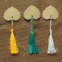 CREATRILL 100 Pcs 13cm/5 Inch Silky Handmade Soft Craft Mini Tassels with Loops for Jewelry Making, DIY Projects, Bookmarks, 20 Colors, 5 Pcs of Each