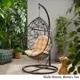 Christopher Knight Home CKH Wicker Tear Drop Hanging Chair, Brown Christopher Knight Home CKH Wicker Tear Drop Hanging Chair, Brown