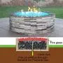 Stanbroil LP Propane Gas Fire Pit Stainless Steel Burner Ring Installation Kit, 12-inch Stanbroil LP Propane Gas Fire Pit Stainless Steel Burner Ring Installation Kit, 12-inch