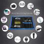 17 in 1 Electronics Repair Tools Opening Pry Tool Kit with Dual Ends Metal Spudgers and Black Tweezers for iPad Tablets Laptop Electronics Device Mobile Phone