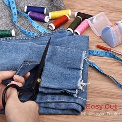 DALARAN Tailor Scissors 10 Inch for Cutting Fabric Stainless Steel Heavy Duty Sewing Scissors for Leather Paper Carft Shears for Home Artists Tailors Chalk Measuring Tape Seam Ripper