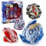 Bey Battle Blade Gyro Metal Fusion Evolution Sparking Attack Set with 4D Launcher Grip and Stadium Battle Set