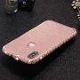 iPhone Xs Max Diamond Bumper for Women, DMaos Sparkly Rhinestone Metal Bumper with Front and Back Glitter Sticker, Luxury for iPhone 10s Max 6.5 inch - Rose Gold