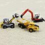 iPlay, iLearn Heavy Duty Construction Site Play Set, Collectible Model Vehicles, Metal Tractor Toy, Dump Truck, Excavator, Digger, Compact Gift Toy for 3, 4, 5 Year Olds, Toddlers, Boys, Kids
