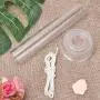 HEEPDD Candle Molds, Transparent Plastic Church Tip Candle Making Mold with Metal Cover for DIY Homemade Candles(2.5x15cm) HEEPDD Candle Molds, Transparent Plastic Church Tip Candle Making Mold with Metal Cover for DIY Homemade Candles(2.5x15cm)