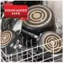 T-fal Signature Nonstick Dishwasher Safe Cookware Set, 12-Piece, Black T-fal Signature Nonstick Dishwasher Safe Cookware Set, 12-Piece, Black