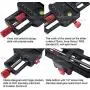 iShoot Universal All Metal 150mm Macro Focusing Rail Slider Close-up Shooting Head Camera Support Bracket Holder With Arca-Swiss Fit Clamp and Quick Release Plate in Bottom for Tripod Ballhead